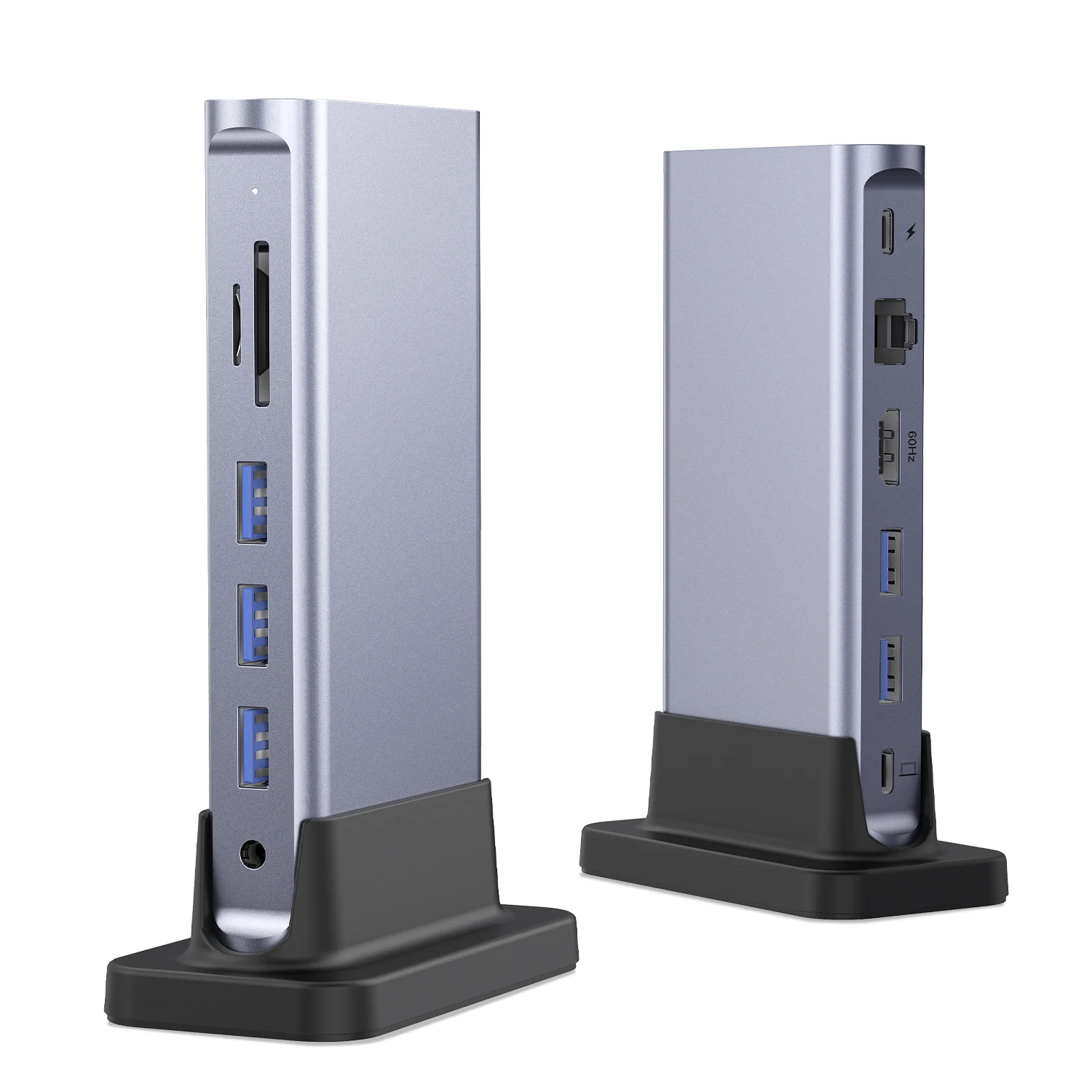 도킹 스테이션 USB C 허브, 11 인 1, 4K 60hz HDMI 어댑터, PD100W SD/TF RJ45, 1000Mbps 어댑터, 맥북 에어/프로/M1/M2 서피스용