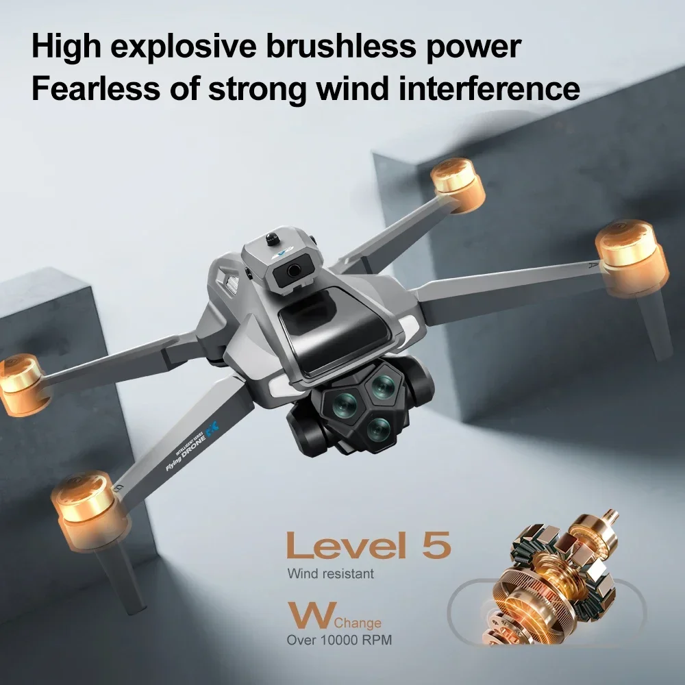 Télécommande 2.4G du drone pliable avec écran 4.3 pouces affichant la vue de la caméra