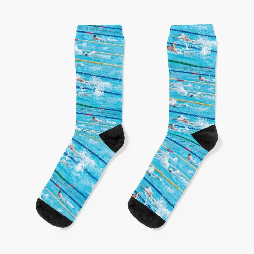 People in swimming pool Socks Stockings designer brand Girl'S Socks Men's