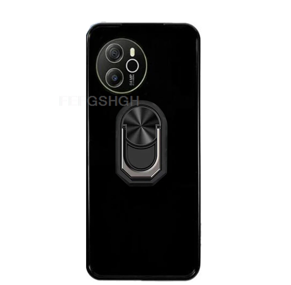 Blackview Shark 8 - 6.78 Back Finger Ring Soft TPU Silicone Case