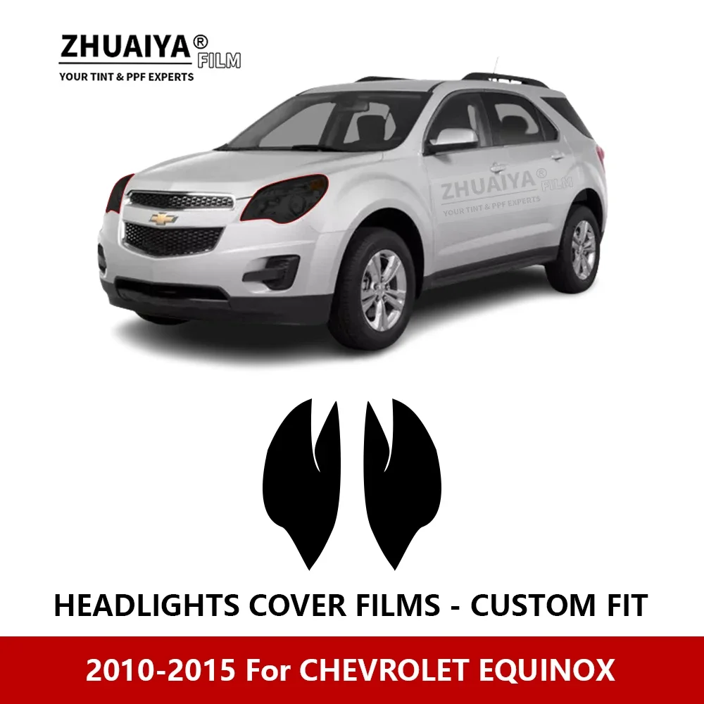 

For CHEVROLET EQUINOX 2010-2015 Car Exterior Headlight Anti-scratch PPF precut Protective film Repair film stickers Accessories