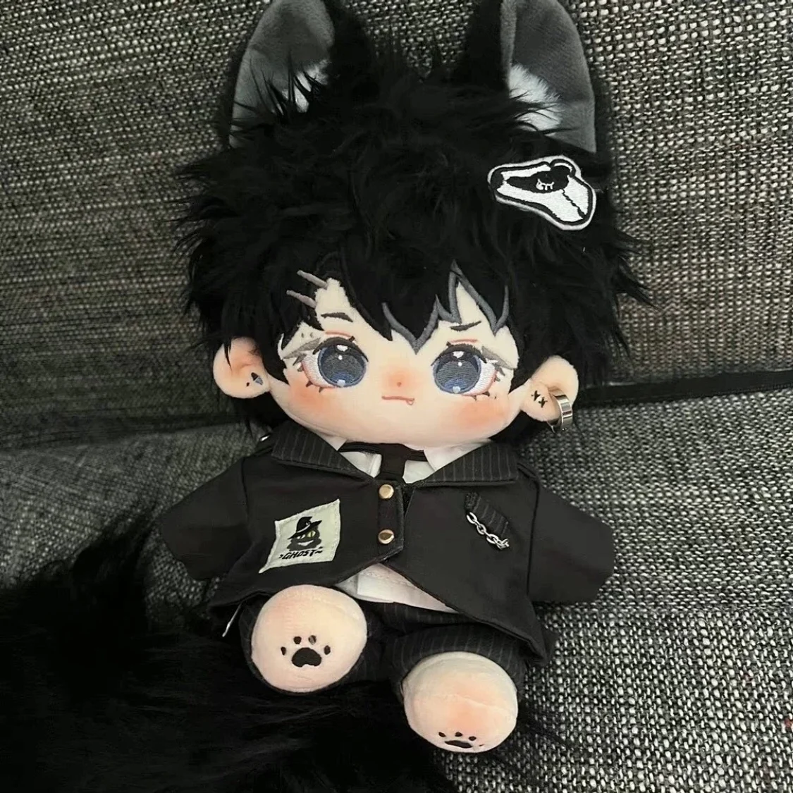 Lan Wan Wolf- Ʈ    20cm  ,   峭 Ӽ , ÷ ڽ, ũ 