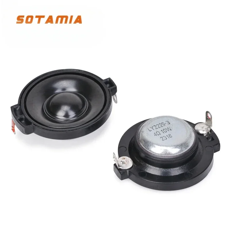 SOTAMIA 2Pcs Mini Tweeter Speakers 31mm 4 Ohm 10W Audio Treble Speaker ML Diaphragm Home HIFI Loudspeaker DIY Bluetooth Speaker