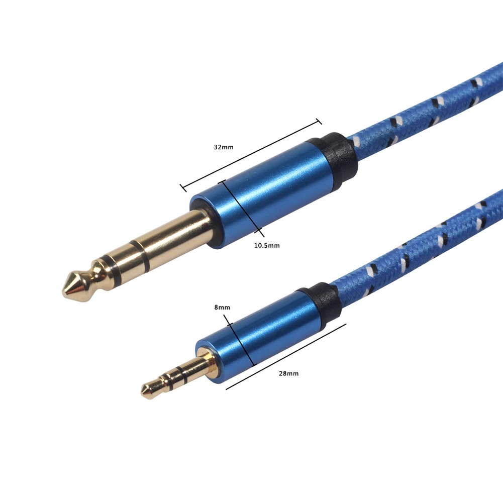 3.5mm -6.35mm 1/4 ġ  ̺ ׷  ÷,   ݵ ̽  ̾ ڵ
