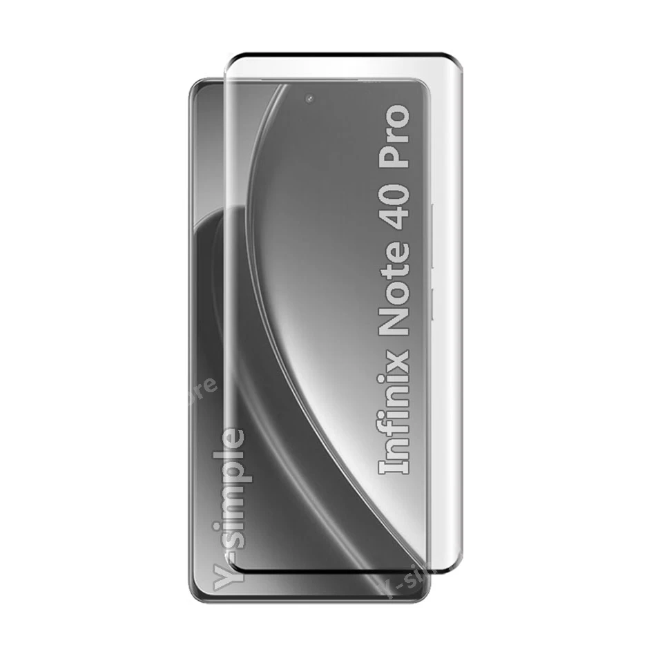 4in1 3D Glass For Infinix Note 40 Pro Plus Screen Protector Film