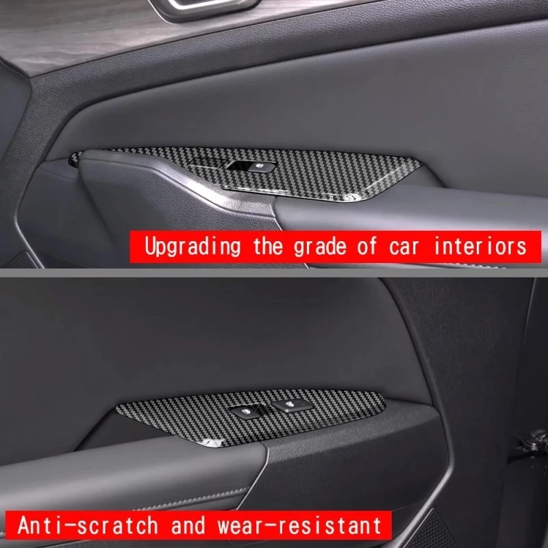 Matte Wood Grain Car Inner Door Panel Cover Trim For Kia Sportage NQ5 2022  2023