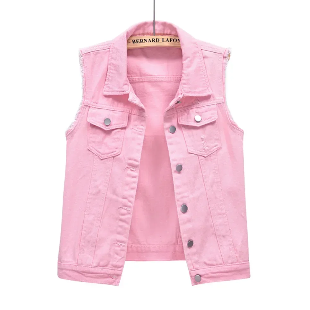 Sleeveless Vest Denim Vest for Women Jacket Spring Streetwear Women Clothing Autumn Coats Fashion Clothes Casual Vintage Elegant Sleeveless fashionable vests,sleeveless vests,sleeveless vest