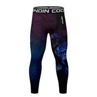 Hot Sale Cody Lundin Printed Flower Fitness BJJ Jiu Jitsu Trousers Anti-UV Male Sublimation Exercise Jogging Running Leggings 2