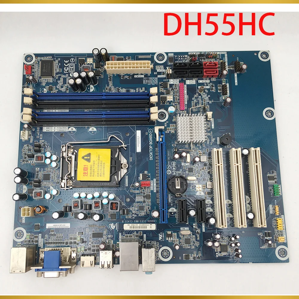 

For Industrial Control Motherboard LGA1156 P55 Chipset 8GB DDR3 Support i7 i5 i3 ATX Mainboard DH55HC