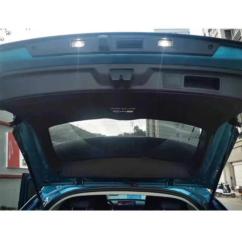 Car Luggage Door Protection PU Leather Mat Trunk Mat Interior Decoration Pad BYD ATTO 3 YUAN PLUS