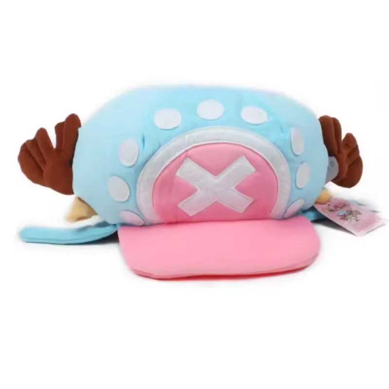 One Piece Tony Tony Chopper Pink Plush Deer Horn Hat Cosplay Props