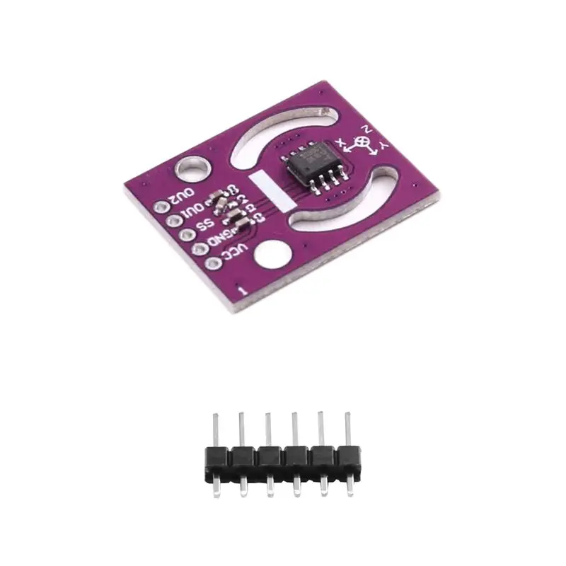 뜨거운 판매-1 세트 MCU-93 MLX90333 3D 핸들 조이스틱 센서 모듈 SPI 인터페이스 Arduino, 게임 컨트롤러용 절대 위치