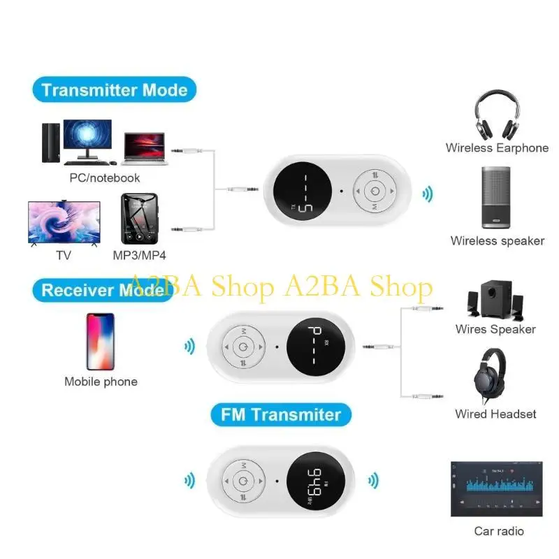 A2BA 3 in 1 무선 사운드 USB 호환 본체 모바일 엔터테인먼트용 연속 사용 소음 필터링