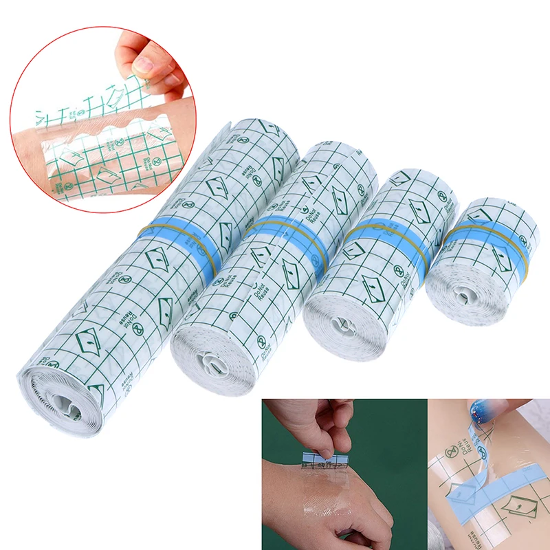 5m Waterproof Protective Tattoo Healing Film For Aftercare Bandage Transparent Skin Tattoo Healing Repair Film Wrap Roll 2