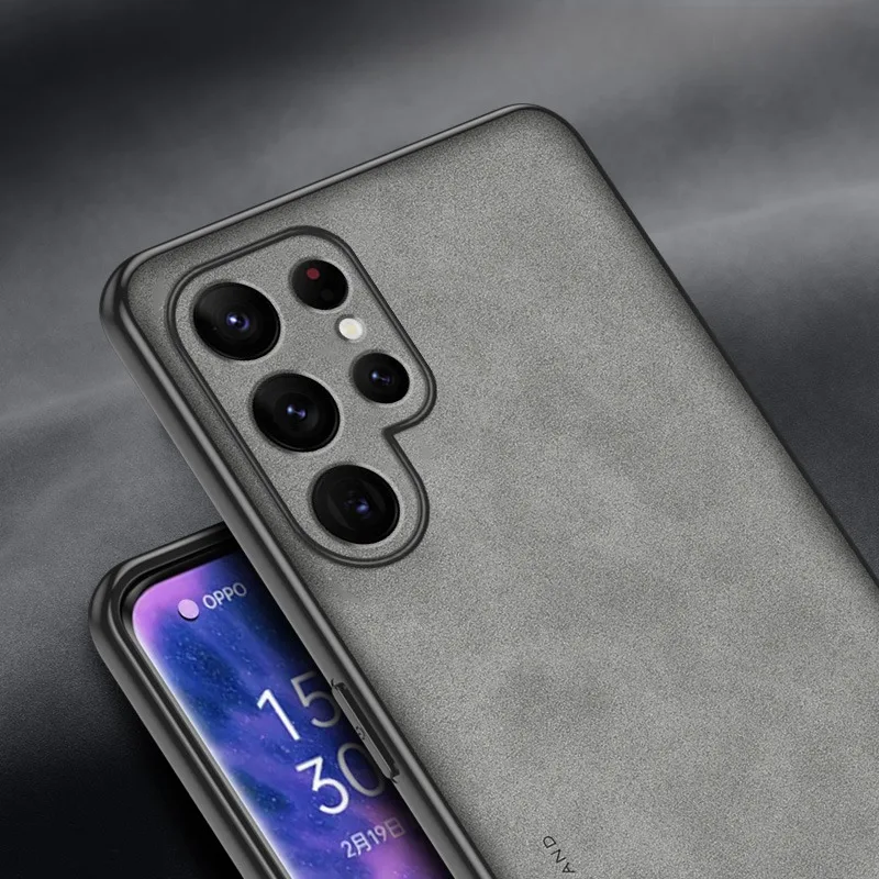 Luxury Sheepskin Leather Phone Case - Premium Back Cover