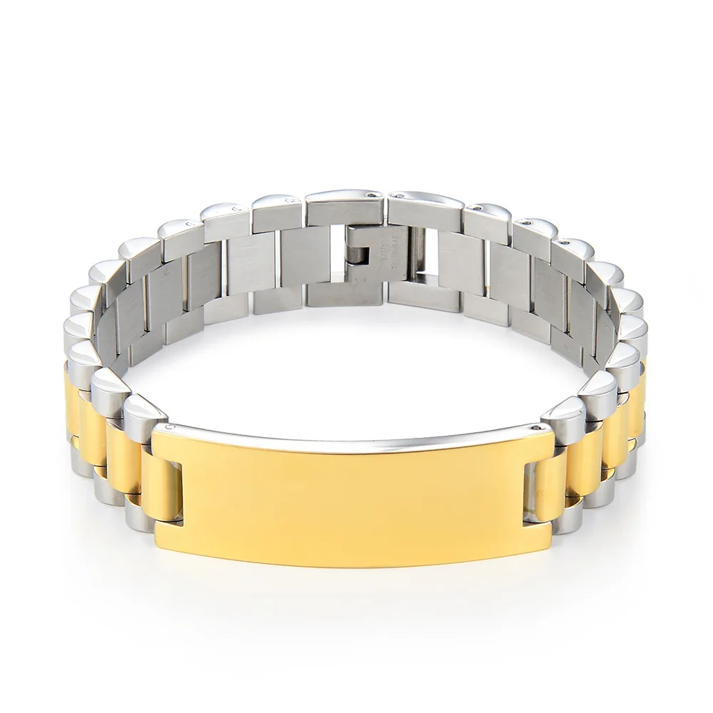

SB14 Steel Bracelet For Women Zircon Roman Numeral Bracelets Fashion Jewelry Personality Bangles MM22