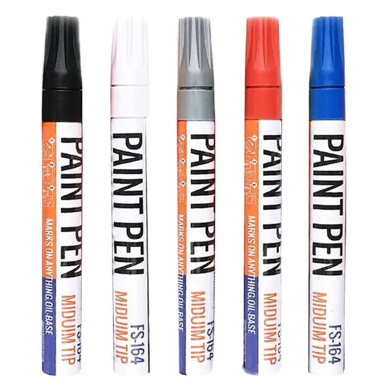 

Paint Marker Pen Car Tire Tread CDMetal Art Markers Pens School Supplies Fine Point Oily For Sketchbook Painting Signature Pen