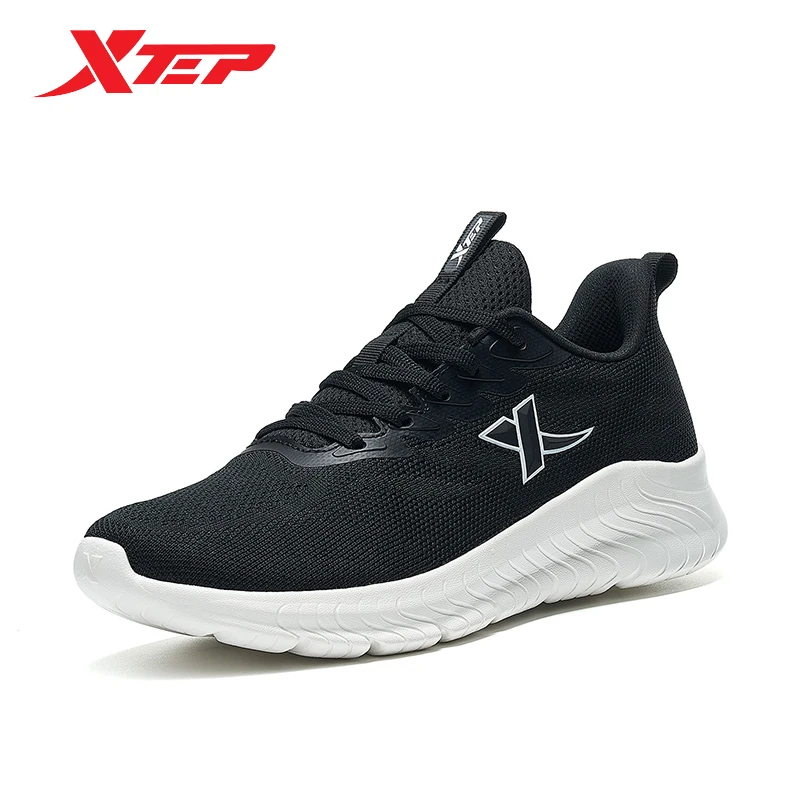 Xtep Comfortable Running Shoes Men Low Top Male Sports Shoes Casual
