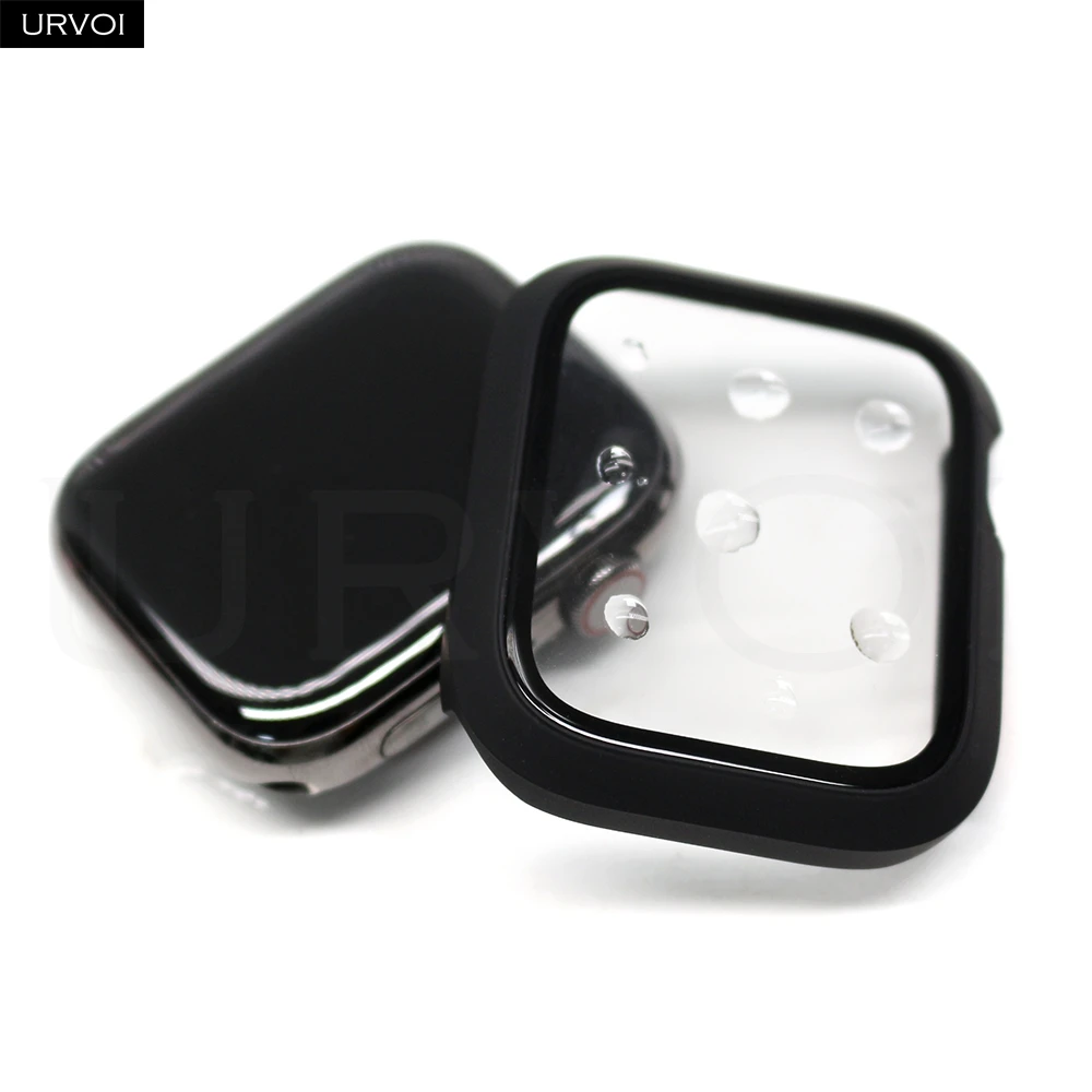 URVOI Protective Apple Watch Case with Tempered Glass Film and Anti-Scratch Bumper