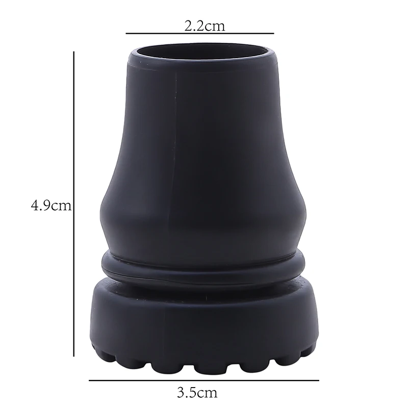 Anti Skid Walking Stick Crutch Cane Bottom Pads Cover Protector Climbing Hiking Trekking Pole Tip trekking pole walking stick trekking poles walking stick pads trekking pole tip protectors crutch tip pad