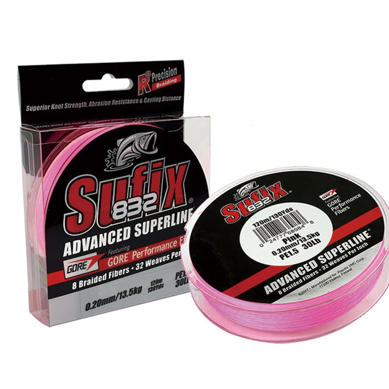 

Original Sufix 832 Advanced Fishing line 8 trand braided PE line lure line casting for Ocean rock beach