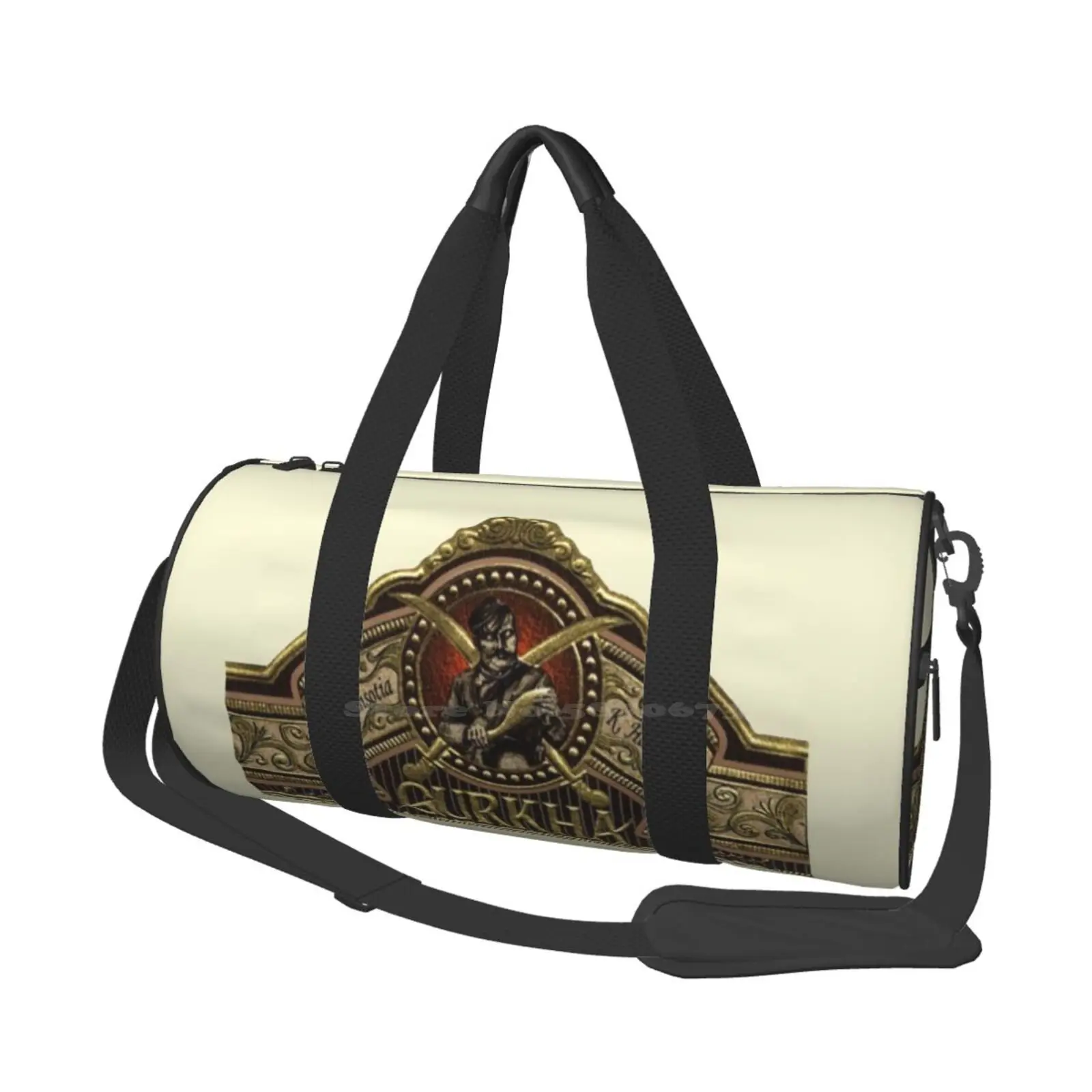 

Gurkha Cigar Label Gold Shoulder Bag Casual Satchel For Sport Travel School Opus X Rocky Patel Bonita Springs Florida Premium