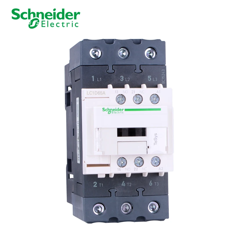 

Schneider electric TeSys D 3-ploe contactors-Motor control category AC-3 LC1D65A*7C AC24V-380V 65A 50/60HZ