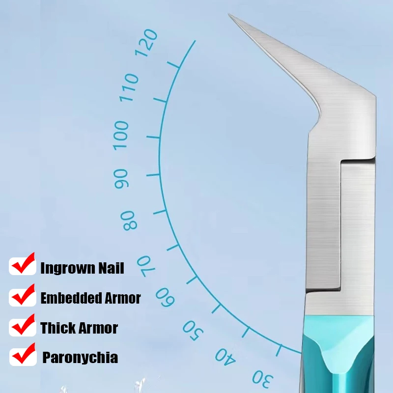 Profesional Nail Cutter Cuticle Nippers Ingrown Toenail Scissors Nail Clipper Stainless Steel Dead Skin Removal Pedicure Tool 2
