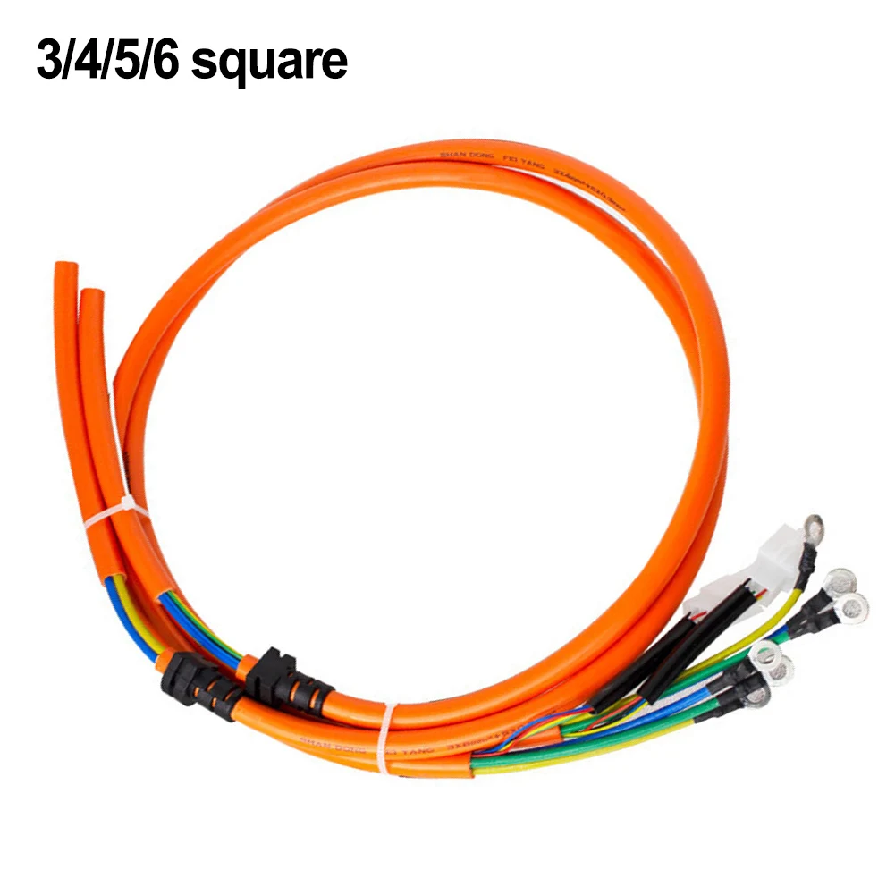 Description Picture 4 of item1set 3/4/5/6 Square Scooter Motor Cable Extension Cable Scooter Motor Brushless DC Motor Hall Phase Copper Hall Sensor Wire
