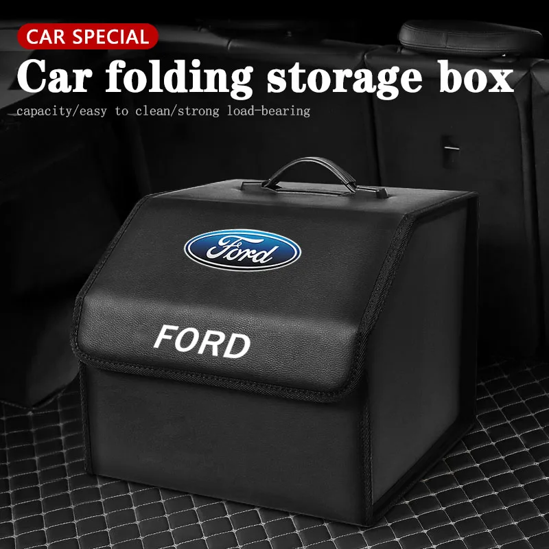Автомобильный багажник коробка для хранения складной органайзер сумка Ford ST Fusion