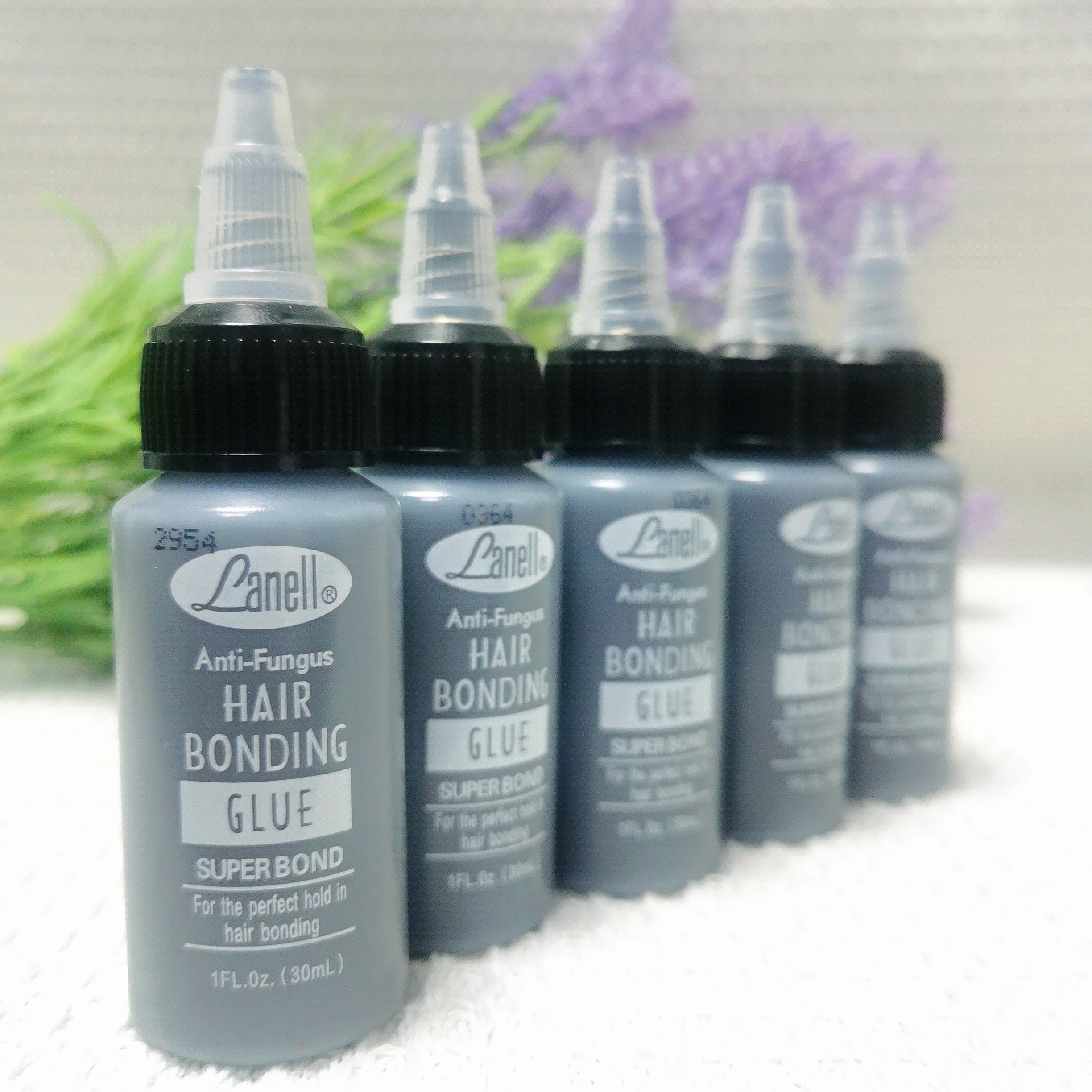 1pcs/2pcs 1Oz/ 2Oz/4Oz Lanell Black Hair Weaving Bond Anti-fungus Hair Bonding Glue SUPER BOND for the Perfect Hold in Bonding