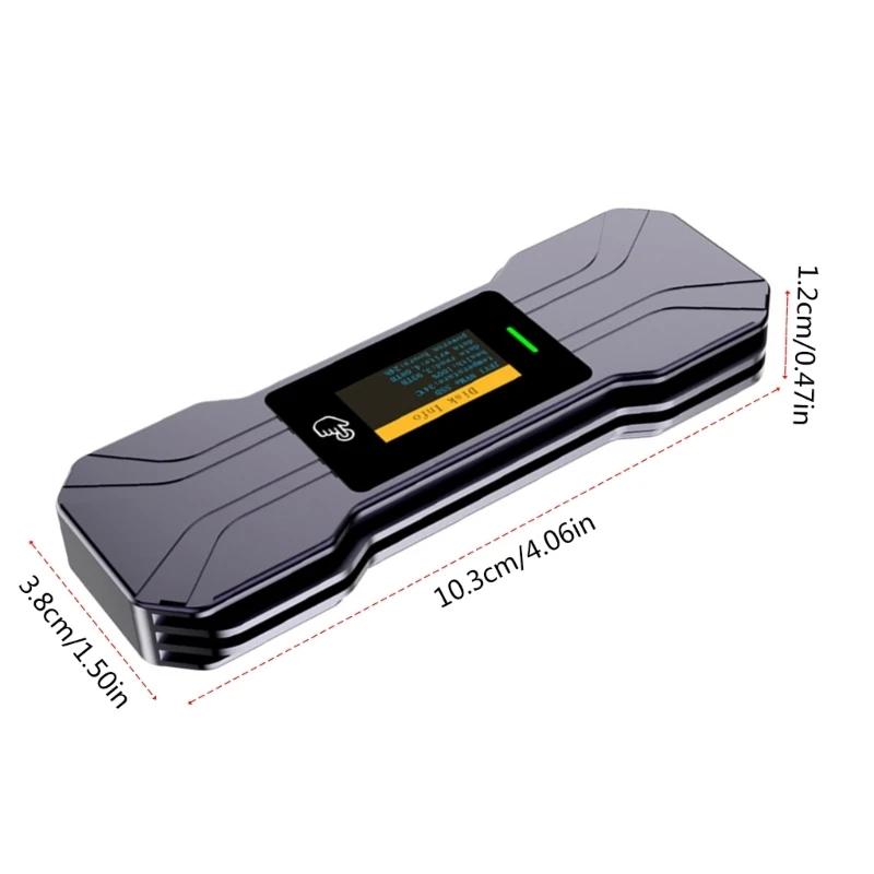 NVME SSD ̽ ϵ ũ ˷̴ ձ Enslocure Box USB3.1 ǻ ī޶ 10Gbps Nvme 