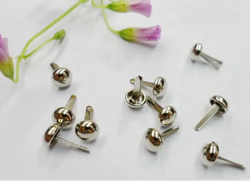 100pcs Silver Rivet Metal Studs Clinch Bolt Punk s Spike Screw DIY Craft