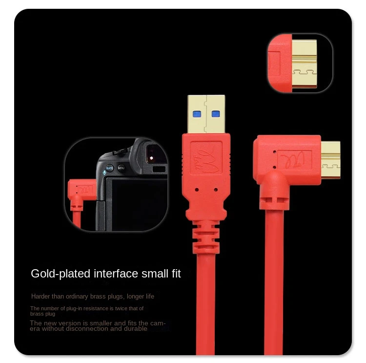 3M/5M/8M/10M Slr Tethered Shooting Line Usb2.0 A Micro-B Usb Cavo Di Tiro Online Per Sony A9 A7S2 A6300 A7R2