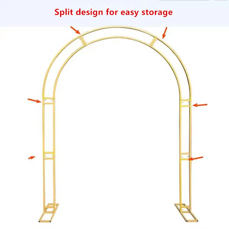 1PCS Wedding Arches Open Arch Backdrop Frame U Shaped Wedding Arches for Ceremony Baby Shower Garden Birthday Party Decoration