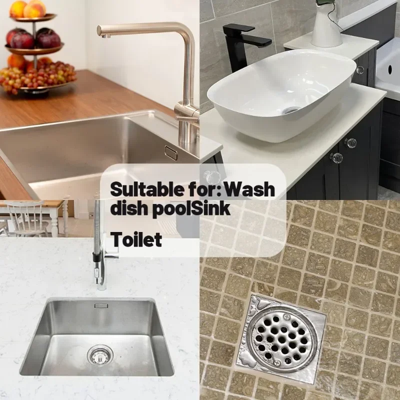 Rubber Bath Plug 1-3PCS Stainless Steel Kitchen Sink Plugs Universal Leakproof Stopper Washbasin Water Stopper Bathroom Supplies,shower water stopper,silicone drain stopper,drain stopper,basin drain stopper,bathroom sink plug,bathroom sink stopper,washbasin drain plug
