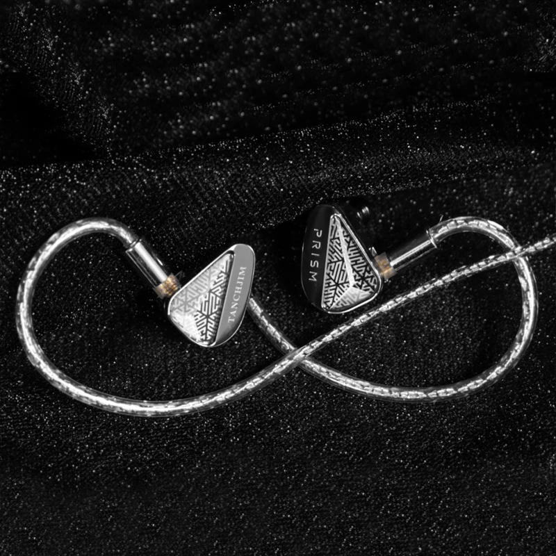 TANCHJIM Prism Flagship Hi-Fi Hybrid IEM 10mm Dynamic Dual Balanced  Armature Sonion Driver Earphones
