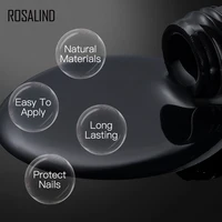 ROSALIND 8ml Top Coat Gel Polish Shiny Soak Off For Manicure Nails Art Decorations Varnish Top Coat UV Gel 2