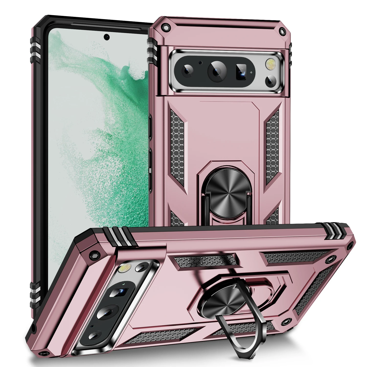 Rugged Drop-Proof Protective Case with Kickstand