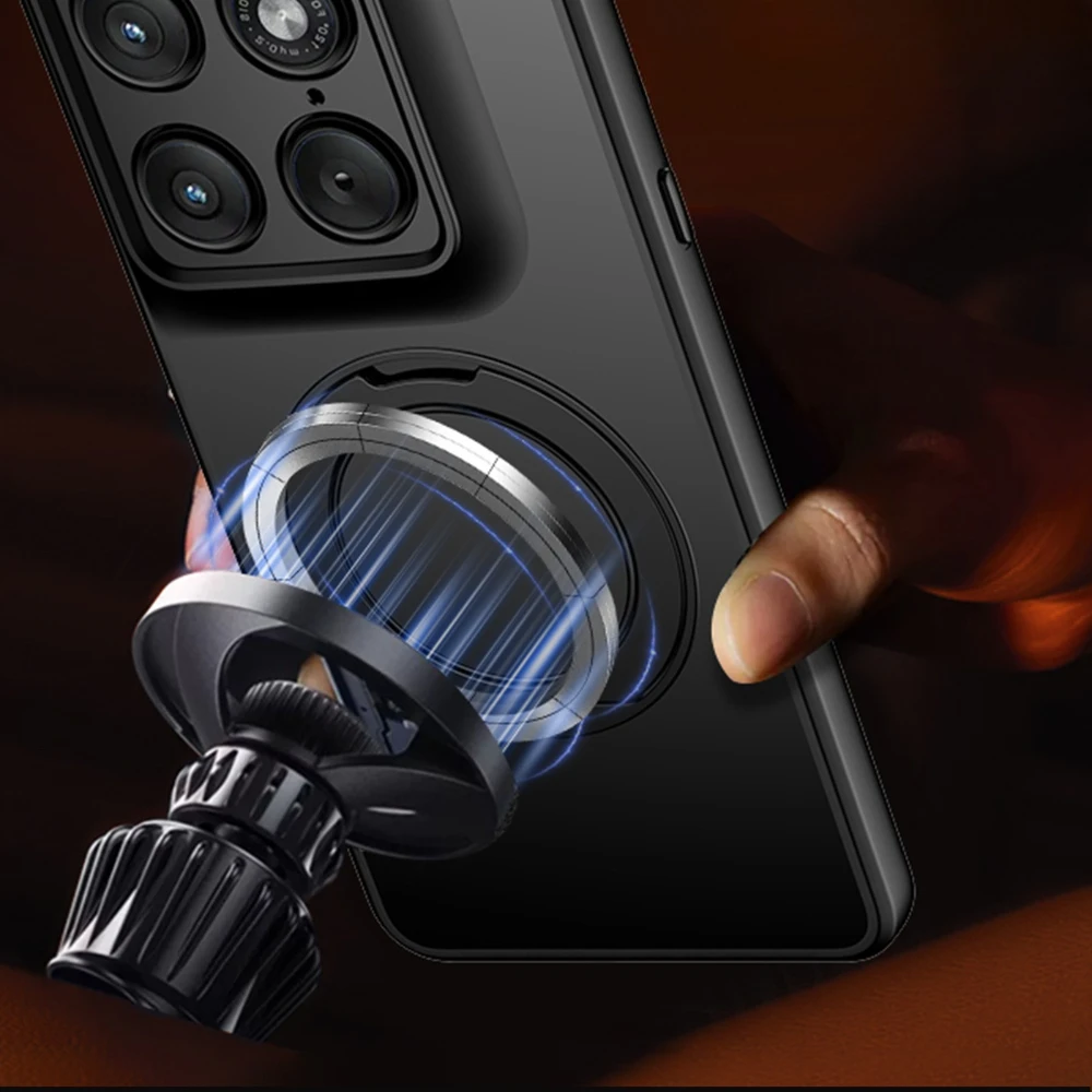 Rotatable Magnetic Ice Mist Case with 360° Protection and MagSafe Compatibility