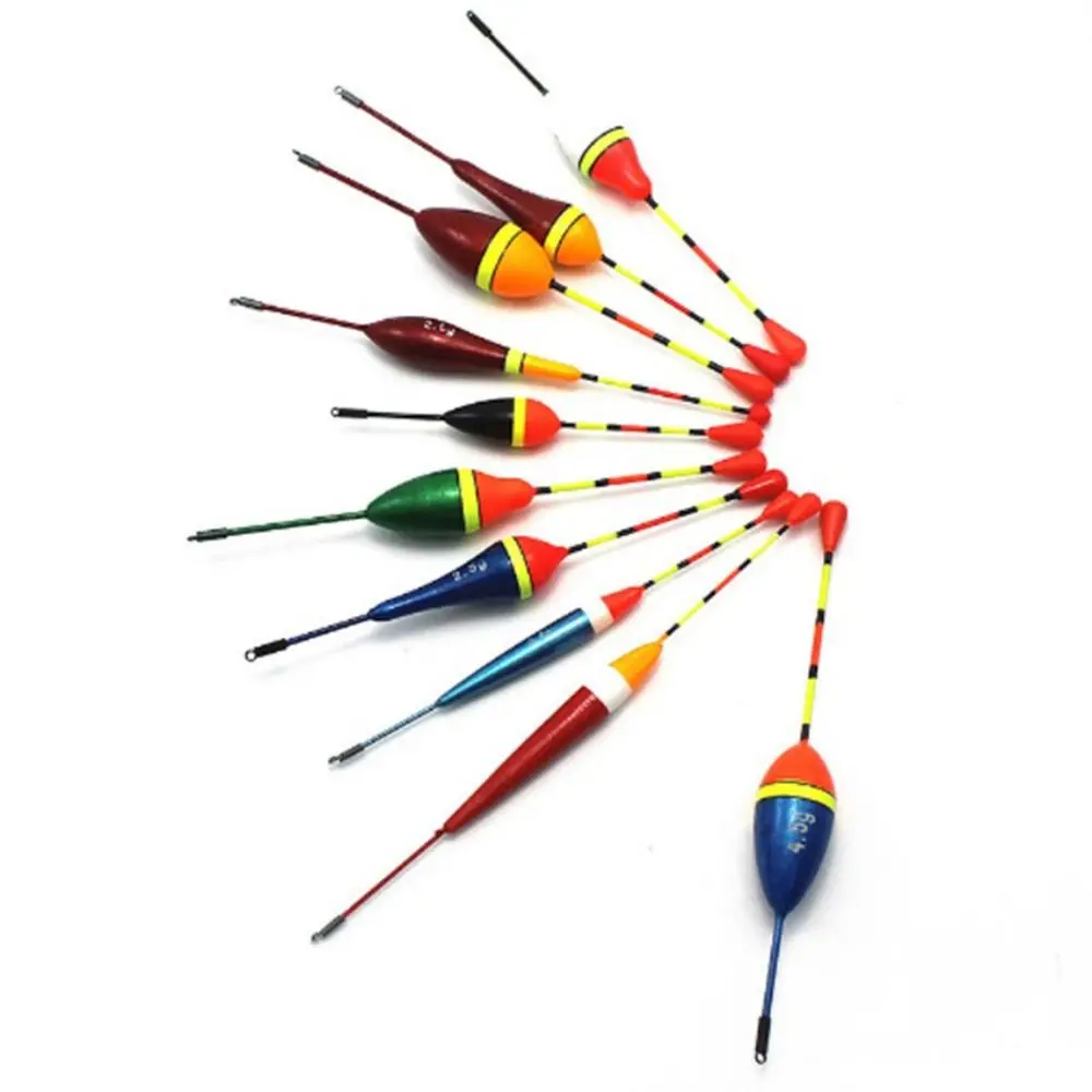 

Colorful Mix Size Floats Set, Buoy Bobber Stick, Fishing Accessories, 4.5/3/2.5/1.2/0.8/0.6G Carp
