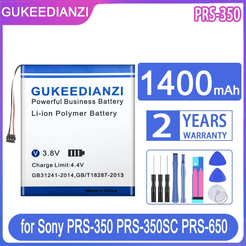 Gukeedianzi Batteria Di Ricambio 1-853-016-11 Muslimate 1400Mah Per Sony Prs-350 Prs-350Sc Prs-650 Prs-650Bc Prs-650Rc