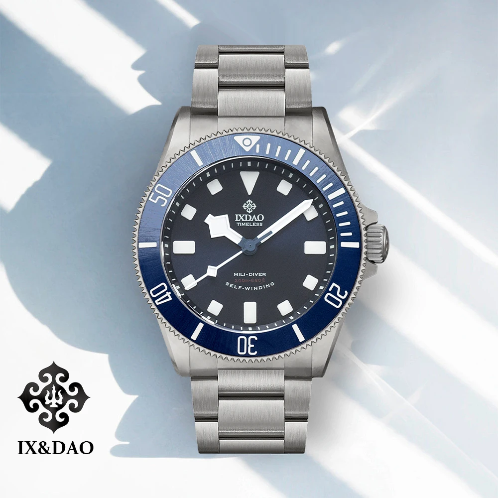 

IX&DAO 2023 Automatic PT5000 Sport Movement Mechanical Wristwatch Retro Diving Casual Dress Watch 200m Waterproof Reloj Hombre