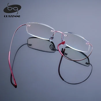 1PC Flexible Ultralight Reading Glasses Rimless Memory Titanium Eyeglasses Vision Care Presbyopic Eyewear Strength +1.0~+4.0