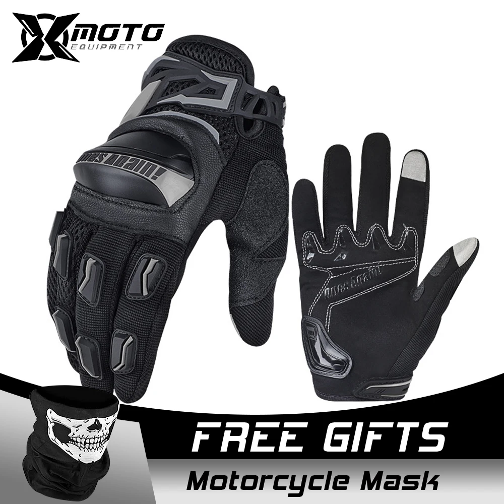 Spring And Summer Breathable Motorcycle Protective Gloves Outdoor Riding Motorcycle Protective Gloves Motorbike Gloves