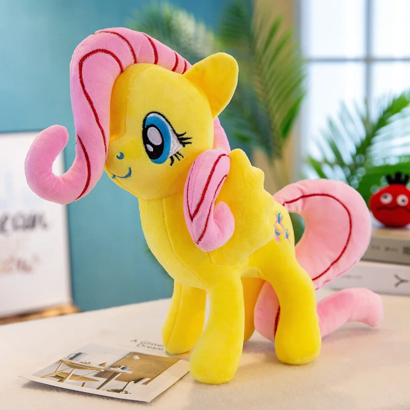 My Little Pony Figuras animais para crianças, Brinquedos de pelúcia dos  desenhos animados, Presente bonito da boneca, Rainbow Dash, Twilight  Sparkle, Applejack, 30cm - AliExpress