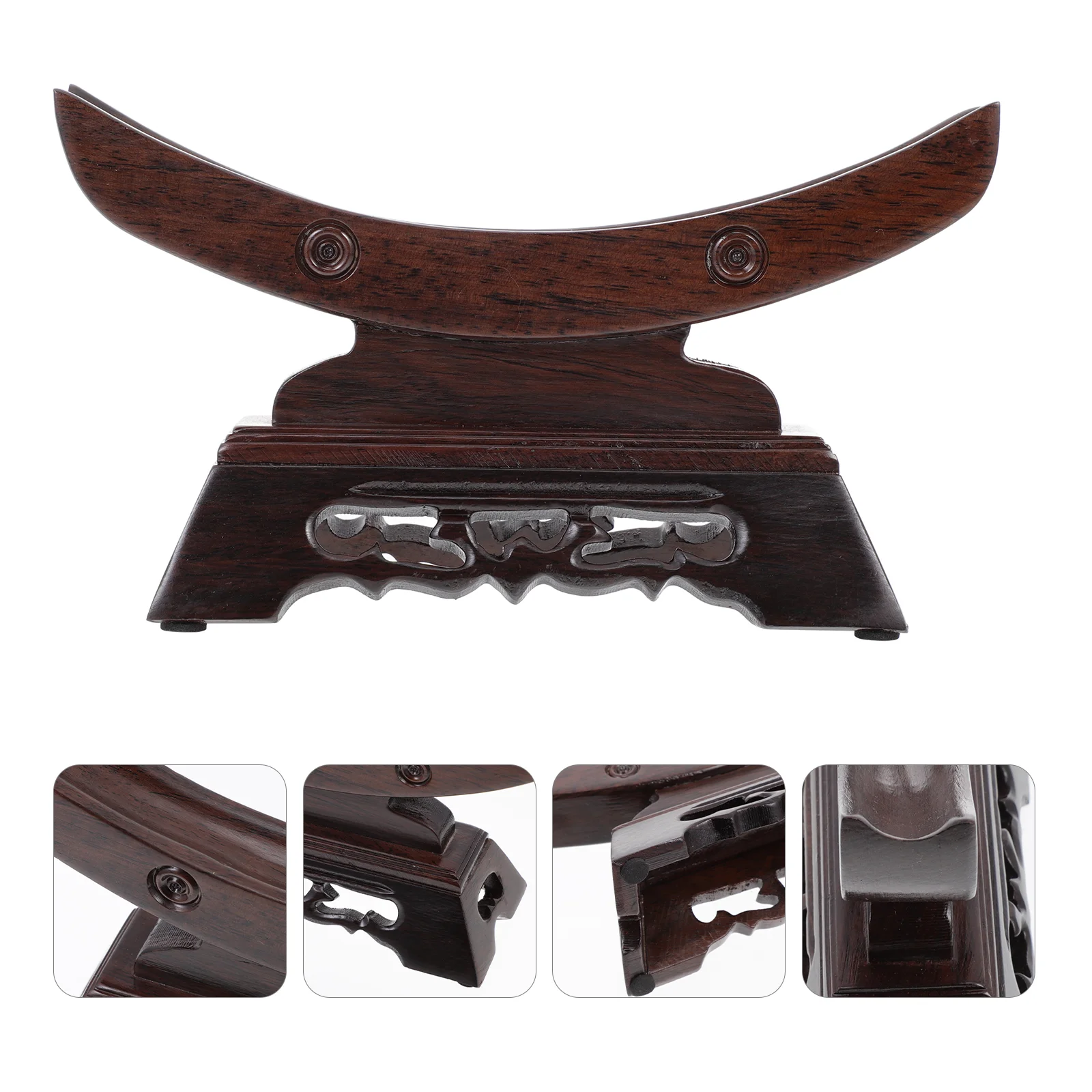 

Wooden Stand Decorative Rack Desktop Displaying Bracket