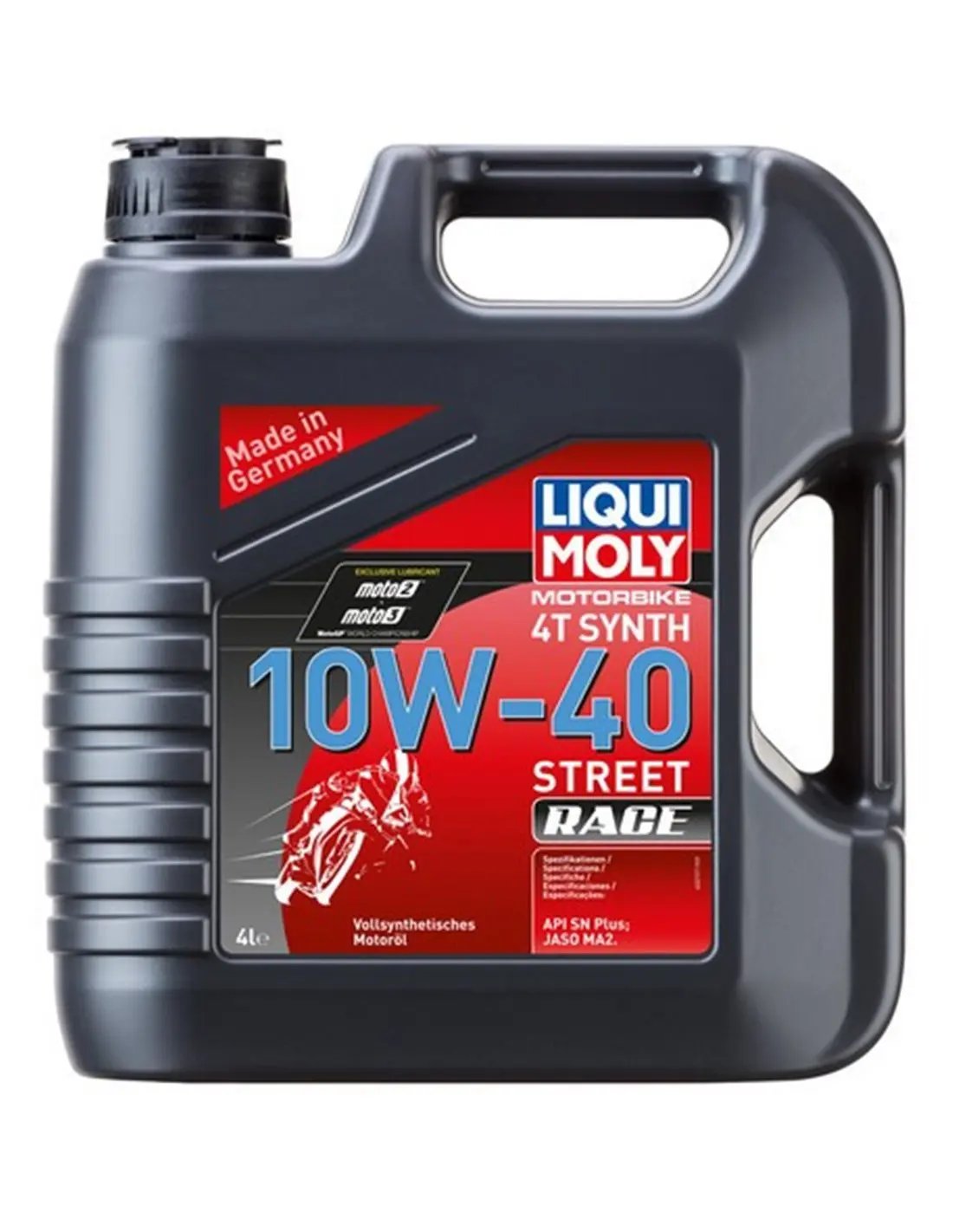 Olio Motore Liqui Moly Oil 100% Sintetico 10 W40 Street Race 4 Litri Liqui Moly