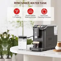 Super Automatic Espresso Machine, Barista Espresso Maker with Automatic Milk Frother and Container for Latte, Cappuccino 2