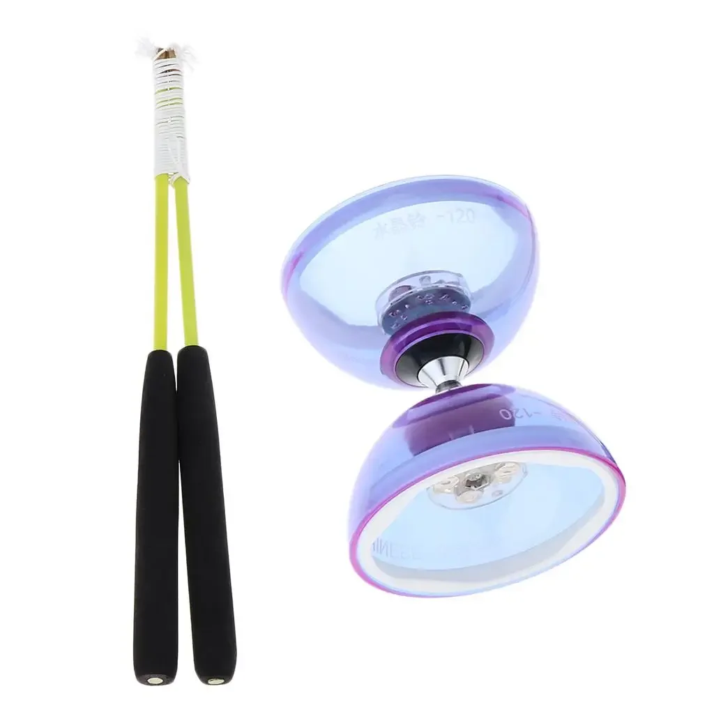Triple Bearing Diabolo LED Lights Chinese Yoyo Toys For Children